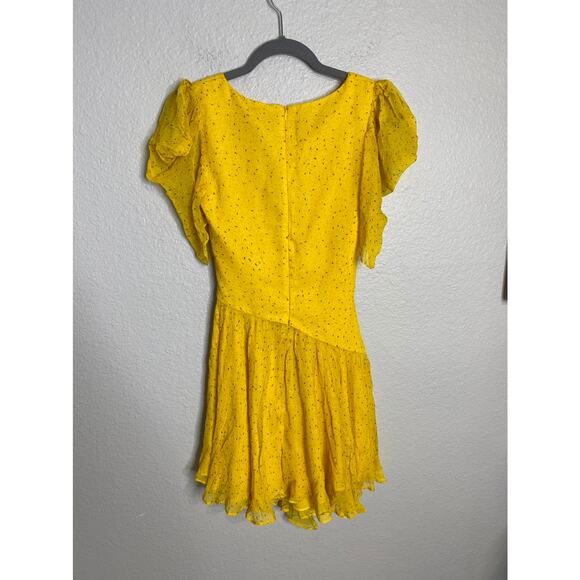 Bec + Bridge Hibiscus Golden Mini Dress 2 - Picture 7 of 12